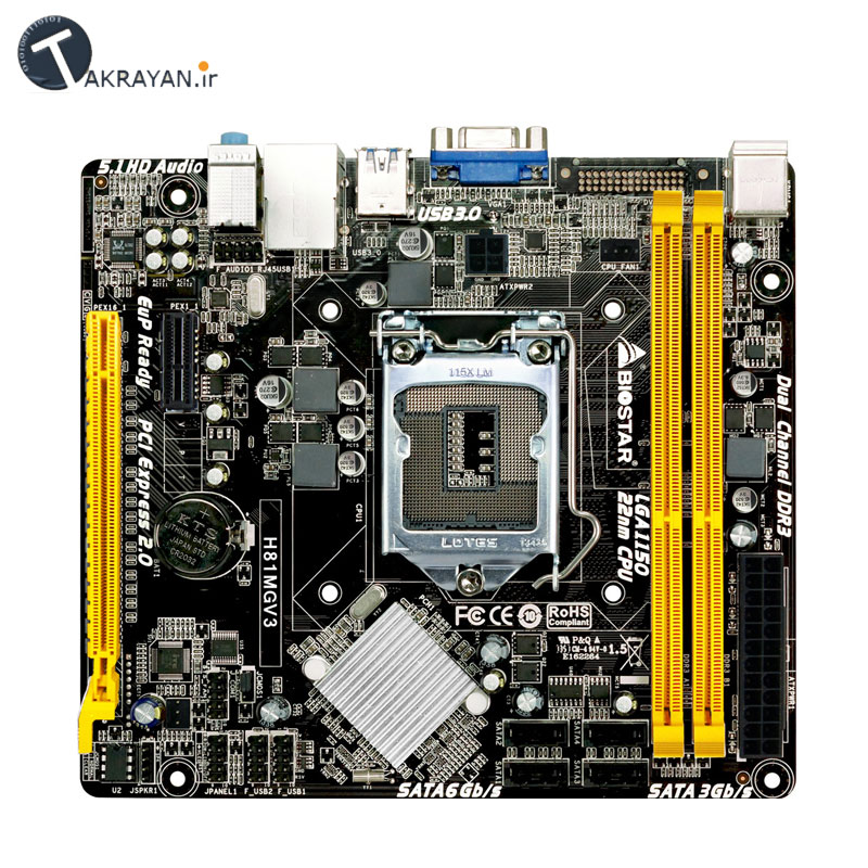 BIOSTAR H81MGV3 Motherboard
